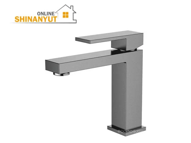 DLEDEME MA-1101 RL71025 մոխրագույն մետաղական ծորակ լվացարանի համար, ուղղանկյունաձև մինիմալիստական դիզայն Смеситель для раковины из серого металла, прямоугольной формы, минималистичный дизайн gray metal sink faucet, rectangular minimalist design