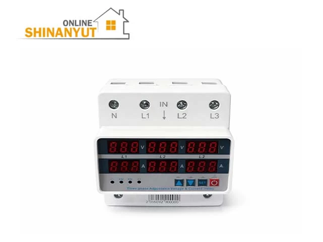 Լարման և հոսանքի եռաֆազ պաշտպանիչ սարք 220V / AC1-100A 032177