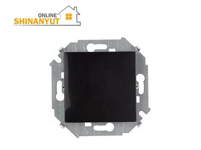 Անջատիչ 1 տեղ սև SIMON15 1591101