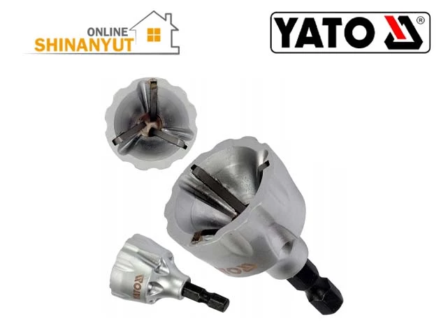 YATO YT-22357, YT-22357, YATO կլորացնող ֆրեզ, մետաղի կլորացման գործիք, փայտի կլորացման գործիք, ֆասկա հանող գործիք, արտաքին փորվածք հեռացնող, gratosnimatel, 3-19 մմ ֆրեզ, YATO գործիքներ, մետաղի մշակման գործիք, փայտի մշակման գործիք, YG8 ֆրեզ YATO YT-22357, YT-22357, гратосниматель YATO, наружный гратосниматель, фреза 3-19 мм, фреза для металла, фреза для дерева, инструмент для удаления заусенцев, инструмент для закругления, YG8, фреза для шуруповёрта, инструмент YATO YT-22357, YT-22357, YATO deburring tool, external deburring cutter, rounding cutter 3-19 mm, metal deburring tool, wood rounding tool, deburring cutter for drill, YG8 carbide cutter, metal rounding tool, wood deburring tool, YATO tools