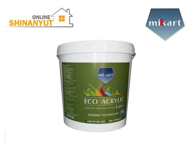 Ներկ ակրիլային 3 կգ․ ECO Water MIKART