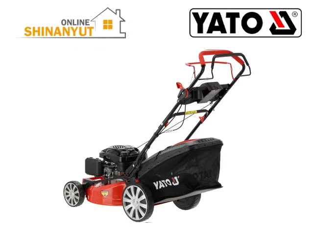 YATO YT-85532, բենզինային խոտհնձիչ бензиновая газонокосилка petrol lawn mower, ինքնագնաց խոտհնձիչ самоходная газонокосилка self propelled lawn mower, LONCIN շարժիչային խոտհնձիչ газонокосилка с двигателем engine mower, 196 խորանարդ սանտիմետրանոց խոտհնձիչ газонокосилка куб. см cc lawn mower, 530 մմ խոտհնձիչ косилка mower, ցանքածածկ խոտհնձիչ мульчирующая газонокосилка mulching lawn mower, այգեգործական մեքենաներ садовая техника garden machinery, խոտհարքի խնամքի սարքավորումներ оборудование для ухода за газоном lawn care equipment