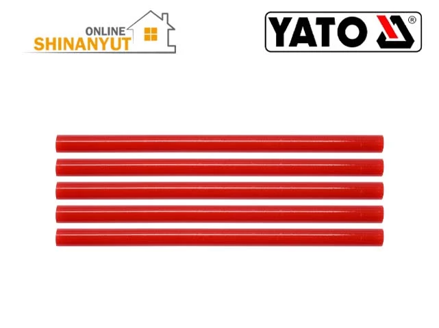 YATO YT-82434, տաք հալվող սոսինձի ձողիկներ термоклеевые стержни hot melt glue sticks, սոսինձի ձողիկներ 11 մմ  клеевые стержни glue sticks, կարմիր սոսինձի ձողիկներ красный клеевые стержни red glue sticks, տաք սոսինձի ատրճանակի ձողիկներ клеевые стержни для клеевого пистолета hot glue gun sticks, կպչուն ձողիկներ клейкие стержни adhesive sticks, YATO սոսինձի ձողիկներ клеевые стержни glue sticks, պրոֆեսիոնալ տաք սոսինձ профессиональный термоклей professional hot glue, ինքնուրույն պատրաստված սոսինձի ձողիկներ клеевые стержни для самостоятельного использования DIY glue sticks