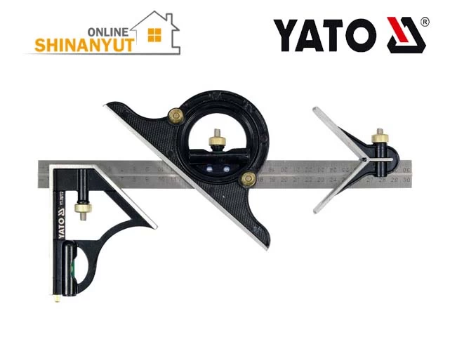 Քանոն անկյուն բազմաֆունկցիոնալ 300մմ YATO YT-70772