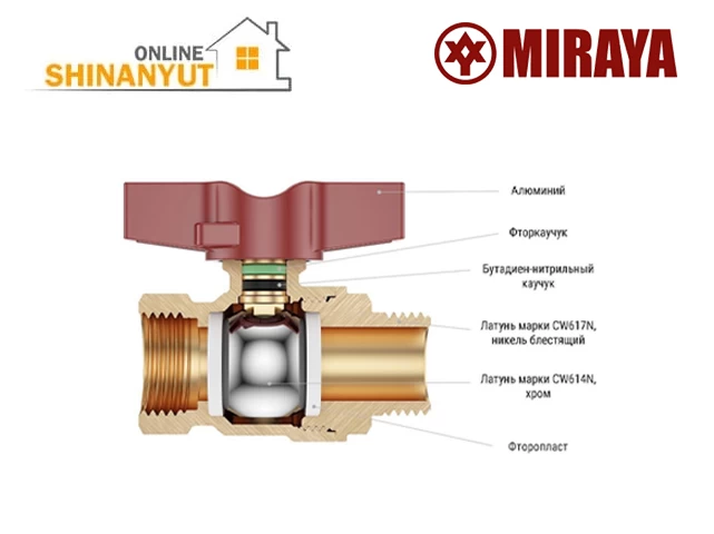 Փական ջրի FM 3/4 MIRAYA M101102