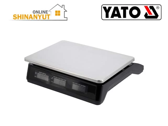YATO YT-73270, էլեկտրոնային կշեռք, կշեռք 40 կգ, խանութի կշեռք, երկկողմանի LCD կշեռք, էլեկտրոնային առևտրային կշեռք, կշռման սարք, YATO կշեռք YATO YT-73270, электронные весы 40 кг, торговые весы YATO, весы с LCD дисплеем, электронные весы с аккумулятором, весы для магазина, торговое оборудование, весы 5 г YATO YT-73270, 40 kg electronic scale, YATO weighing scale, digital retail scale, dual-sided LCD scale, rechargeable electronic scale, shop weighing scale, commercial weighing equipment