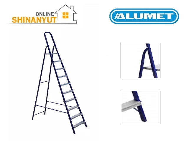 Աստիճան ալյումինե+երկաթե 2.08մ ALUMET M8410