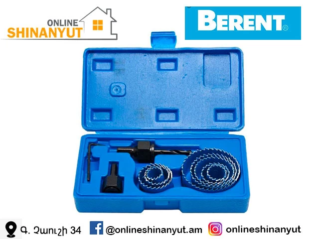 Գիպսեստվարաթղթի անցք հանող 11կտ BERENT BT3162