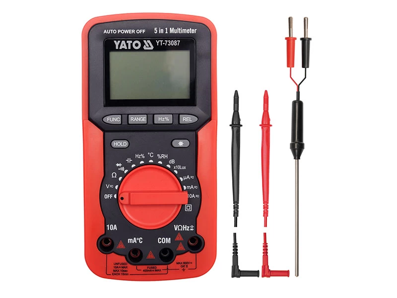 Տեստեր թվային 5 in 1 YATO YT-73087