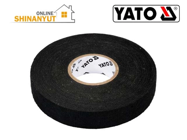 Կտորե մեկուսիչ ժապավեն սև 19մմ-25մ YATO YT-81501