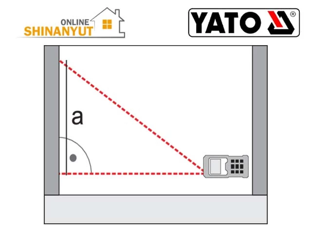 Лазерный дальномер 50м YATO YT-731251