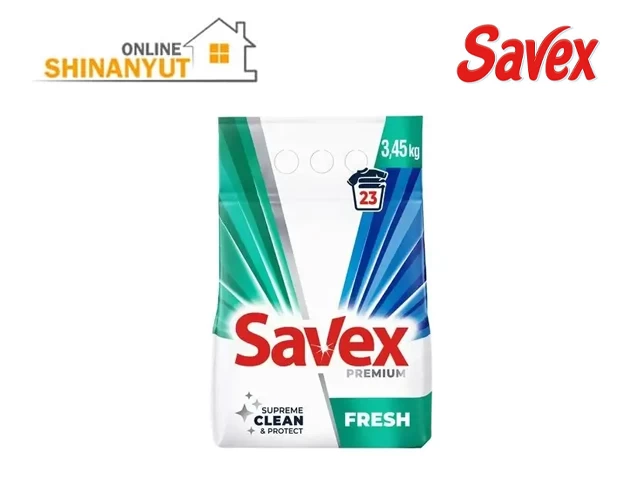 Լվացքի փոշի 3.450կգ Savex Premium Fresh