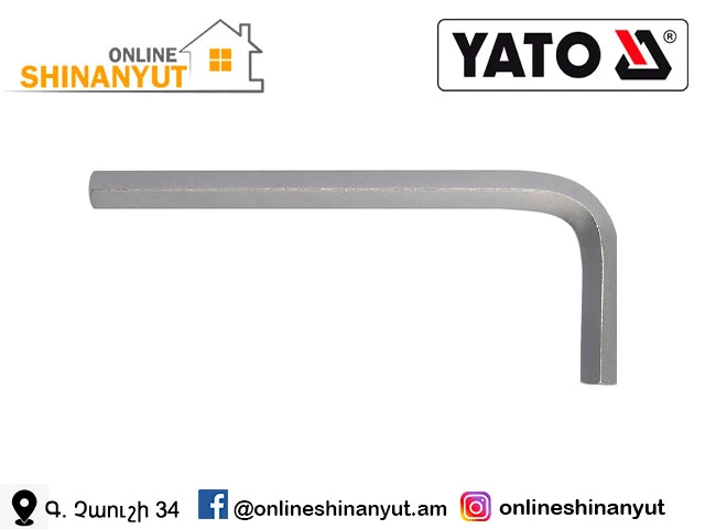 Վեցանիստ բանալի՝ հատով, 6-90 մմ․, YATO  YT-5736