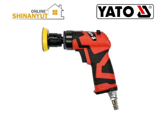 YATO YT-09730, պնևմատիկ հղկող մեքենա  пневматическая шлифовальная машина  pneumatic sander, պատահական ուղեծրային հղկող մեքենա  эксцентриковая шлифовальная машина  random orbital sander, օդային հղկող մեքենա  пневматическая шлифовальная машина  air sander, 50 մմ, YATO գործիքներ  инструменты  tools, պրոֆեսիոնալ հղկող գործիք профессиональный шлифовальный инструмент professional sanding tool