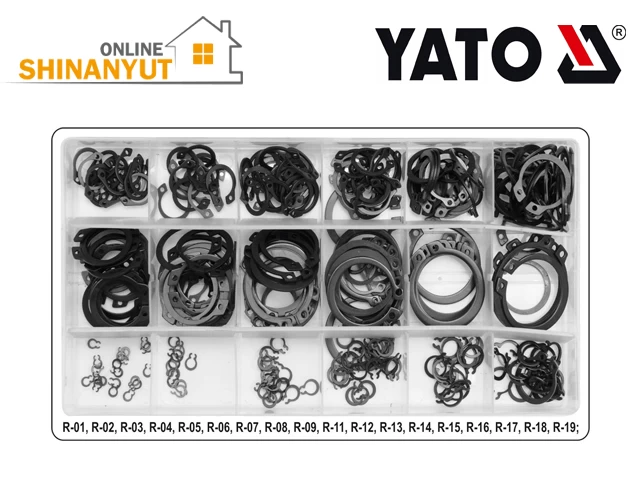 Տափողակների հավաքածու ստոպռնի 300կտ. YATO YT-06880