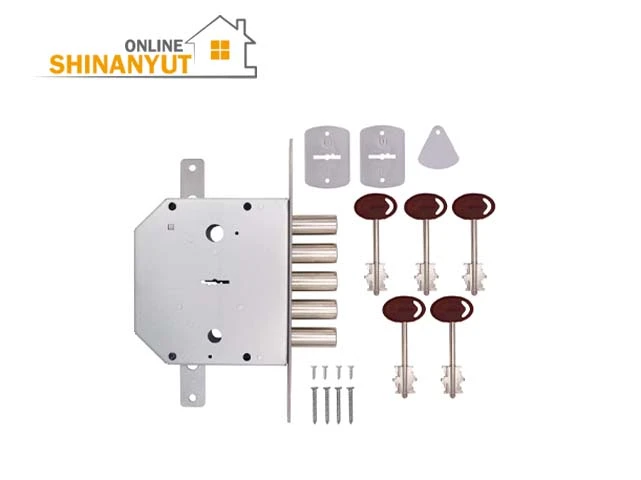 Vetorre H-844-5-CP, դռան մեխանիզմ, սեյֆի մեխանիզմ, դռան փական, քրոմապատ մեխանիզմ, դռան բանալի, 5 բանալիով փական, Vetorre 50083։ Vetorre H-844-5-CP, дверной механизм, сейфовый механизм, дверной замок, хромированный механизм, длинные ключи, замок Vetorre, Vetorre 50083. Vetorre H-844-5-CP, door lock mechanism, safe-type lock, door lock, chrome door mechanism, 5 long keys, Vetorre door hardware, Vetorre 50083.