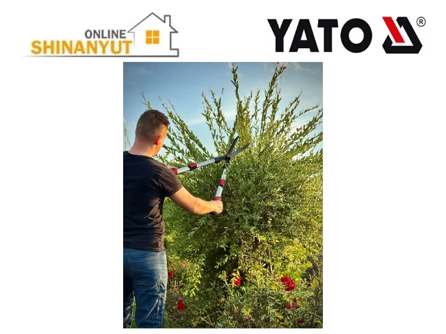 Թփերը էտելու և ձևավորելու մկրատ բացվող ալյումինե բռնակով 660-825մմ YATO YT-88215