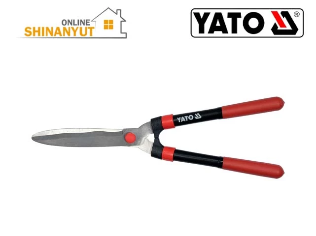 YATO YT-8821, ցանկապատի մկրատ, այգու մկրատ садовые ножницы garden shears, թփերի մկրատ ножницы для кустарников shrub shears, ցանկապատի կտրող մկրատ ножницы для обрезки живой изгороди hedge trimmer shears,, ածխածնային պողպատից մկրատ ножницы из углеродистой стали carbon steel shears, YATO այգու գործիքներ садовые инструменты  garden tools, պրոֆեսիոնալ ցանկապատի մկրատ профессиональные садовые ножницы professional hedge shears, 520 մմ ցանկապատի մկրատ кусторез hedge shears