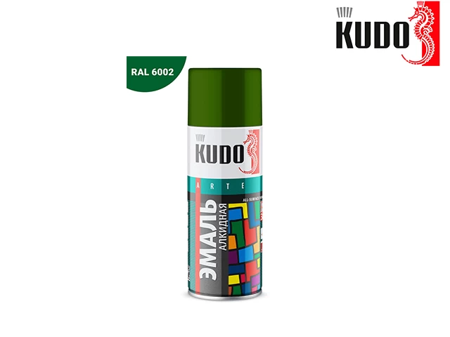 Փչովի էմալ ալկիդային կանաչ տերև KUDO KU-10082
