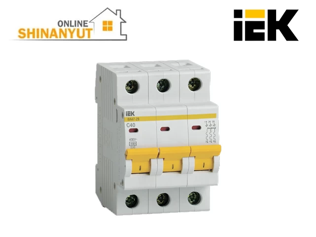 Ավտոմատ անջատիչ 3P C40A IEK MVA20-3-040-C 2308