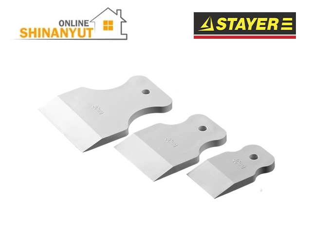 Շպակլի ռեզինե 3կտ (40/60/80) STAYER 1027-H3
