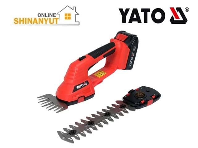 Թփի մկրատ երկու գլխիկով մարտկոցային 18Վ YATO YT-828355