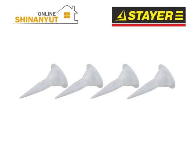 Սիլիկոնի փակ ատրճանակի գլխիկ 4կտ STAYER 0673-S-4
