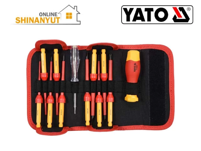 Դիէլեկտրիկ պտուտակահանի փոփոխվող հավաքածու 1000Վ YATO YT-28290