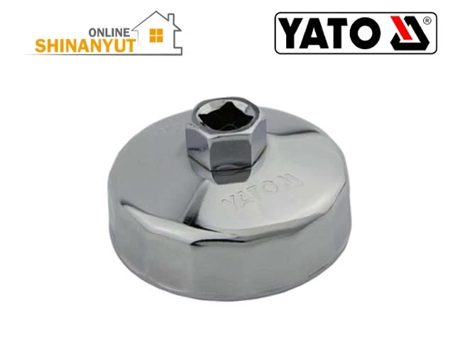 YATO YT-08271, յուղի ֆիլտրի բաժակի բանալի ключ для масляного фильтра oil filter cup wrench, յուղի ֆիլտրի խցիկ торцевая головка для масляного фильтра oil filter socket, 74 մմ мм mm, 14 ալիք  граней flute, 1/2" փոխանցման տուփ привод drive, ավտոմոբիլային գործիքներ автомобильные инструменты automotive tools, YATO գործիքներ инструменты tools