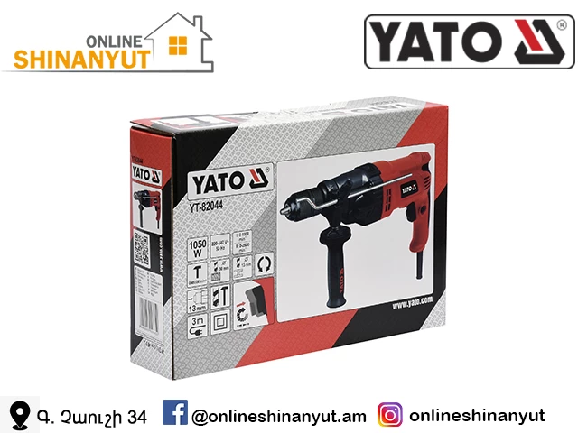 Գայլիկոնիչ հարվածային 1050վտ YATO YT-82044Y