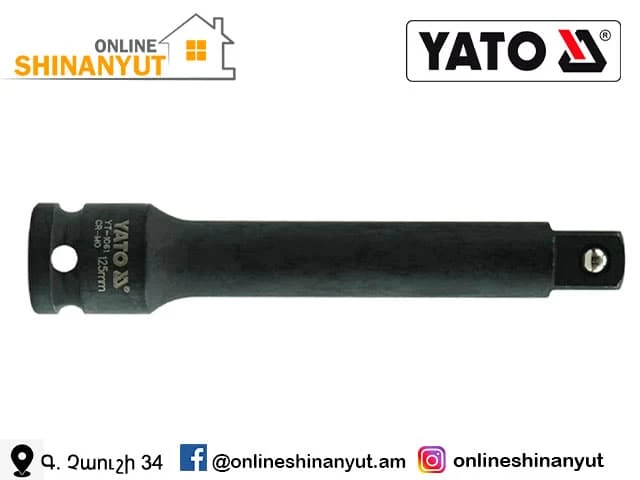 Գլխիկի երկարացման պոչ, 1/2, 125 մմ․, YATO  YT-1061