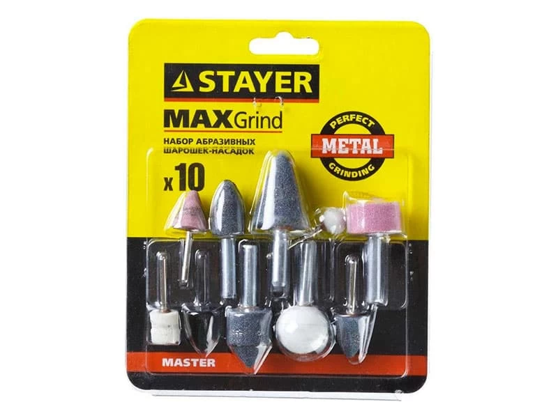 Գայլիկոնիչի քարերի կոմպլ. STAYER 2989-H10