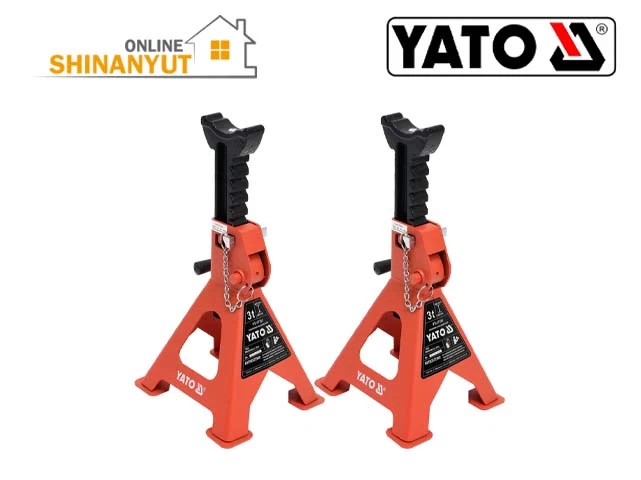 ամորտիզատորի հենակներ,подставки под домкрат,jack stands,  3 տոննա ամորտիզատորի հենակ,подставка под домкрат на 3 тонны,3 ton jack stand, մեքենայի հենարաններ, подставки для поддержки автомобиля,  ratchet jack stand,  ամորտիզատորի հենակ,подставка под домкрат с храповым механизмом,car support stands, մեքենայի հենարան, подставка для транспортного средства, vehicle support,  ավտոտնակի սարքավորումներ,  гаражное оборудование,garage equipment,ավտոմոբիլային գործիքներ,автомобильные инструменты, automotive tools, YATO ամորտիզատորի հենակ, подставка под домкрат YATO,YATO jack stand