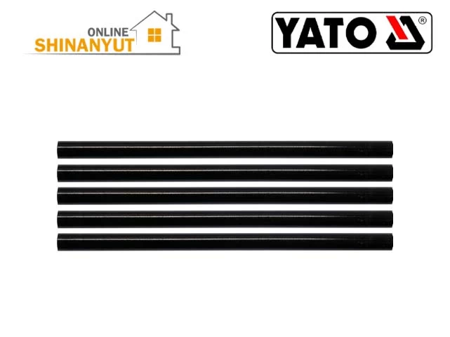 YATO YT-82433, տաք հալվող սոսինձի ձողիկներ термоклеевые стержни hot melt glue sticks, սոսինձի ձողիկներ 11 մմ  клеевые стержни glue sticks, սև սոսինձի ձողիկներ черные клеевые стержни black glue sticks, տաք սոսինձի ատրճանակի ձողիկներ клеевые стержни для клеевого пистолета hot glue gun sticks, կպչուն ձողիկներ клейкие стержни adhesive sticks, YATO սոսինձի ձողիկներ клеевые стержни glue sticks, պրոֆեսիոնալ տաք սոսինձ профессиональный термоклей professional hot glue, ինքնուրույն պատրաստված սոսինձի ձողիկներ клеевые стержни для самостоятельного использования DIY glue sticks