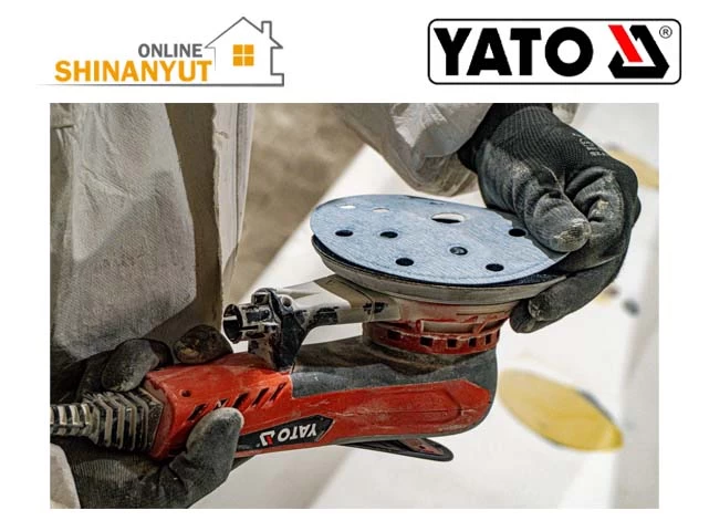 Էքսցենտրիկ հղկող գործիք  կարգավորիչով 150մմ-350Վտ YATO YT-82206