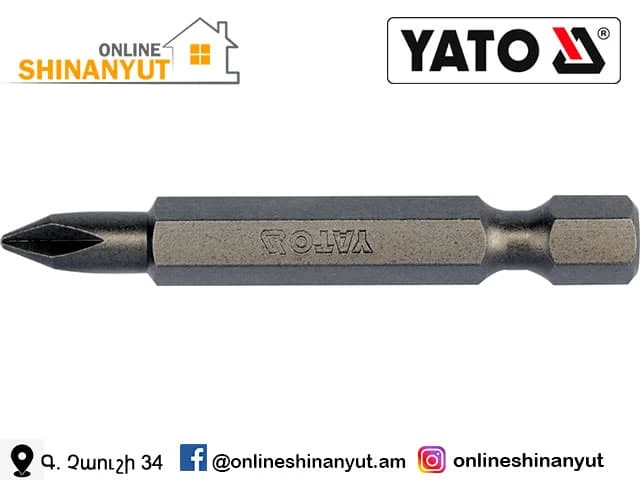 Պտուտակադարձիչի գլխադիր  PH1*50 YATO YT-78151