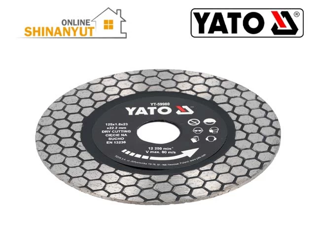 Алмазный диск 125x1.8x22մմ YATO YT-59980