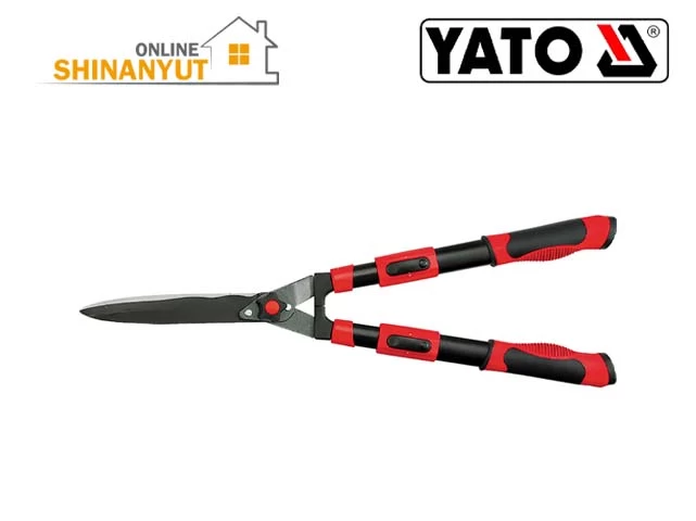 YATO YT-8824, հեռադիտակային ցանկապատի մկրատ телескопические садовые ножницы telescopic hedge shears, ցանկապատի կտրիչ кусторез, садовые ножницы hedge trimmer, այգու մկրատ инструмент для обрезки кустарников garden shears, թփերի կտրման գործիք  shrub trimming tool, SK5 պողպատե շեղբ лезвие из стали steel blade, այգու գործիքներ садовые инструменты garden tools, հեռադիտակային այգու մկրատ телескопические садовые ножницы telescopic garden shears, ցանկապատի կտրիչ кусторез hedge cutter, պրոֆեսիոնալ ցանկապատի մկրատ профессиональные садовые ножницы professional hedge shears