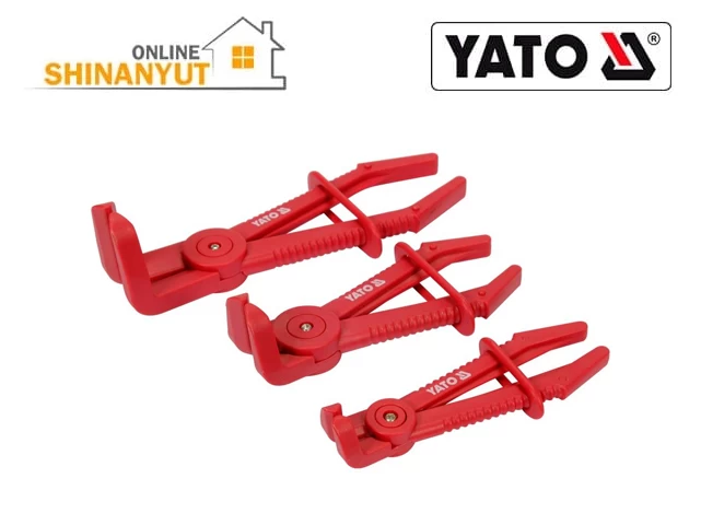 Շլանգի սեղմակի հավաքածու ուղիղ 3կտ YATO YT-0840