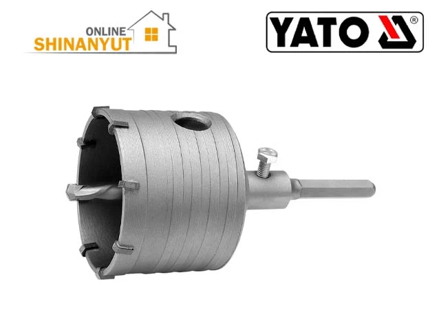 YATO YT-4402, միջուկային հորատման սայր корончатое сверло core drill bit, բետոնի հորատ  сверло для бетона concrete drill, TCT կարբիդային հորատ твердосплавное сверло carbide drill, աղյուսի հորատման գործիք инструмент для сверления кирпича brick drilling tool, շինարարական գործիքներ строительные инструменты construction tools