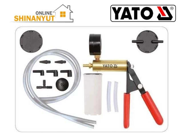 YATO YT-0673, ձեռքի վակուումային պոմպ ручной вакуумный насос hand vacuum pump, վակուումային պոմպի հավաքածու комплект вакуумного насоса vacuum pump kit, արգելակների արտանետման հավաքածու комплект для прокачки тормозов brake bleeder kit, ավտոմեքենայի ախտորոշիչ գործիք автомобильный диагностический инструмент automotive diagnostic tool, EGR տեստեր тестер tester, MAP սենսորների տեստեր тестер датчика sensor tester , վակուումային տեստեր вакуумный тестер vacuum tester