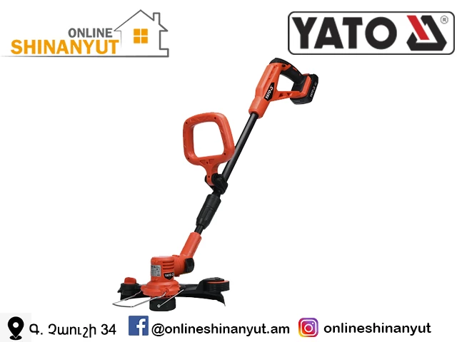 Խոտհնձիչ մարտկոցով (Տրիմեր) 18Վ YATO YT-82830