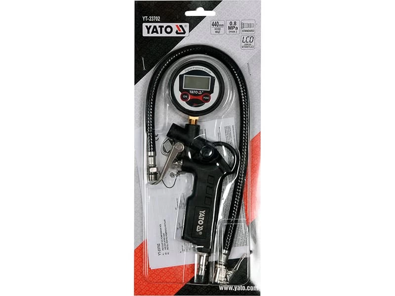Օդի չափման ցուցիչ թվային էկրանով, YATO YT-23702