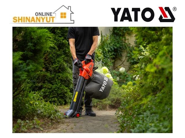 Այգու Փոշեկուլ անիվով էլեկտրական, տերևները հավաքելու համար 3000Վտ YATO YT-85182