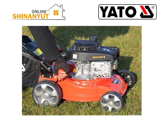 YATO YT-85521, բենզինային խոտհնձիչ бензиновая газонокосилка petrol lawn mower, ինքնագնաց խոտհնձիչ самоходная газонокосилка self propelled lawn mower, LONCIN շարժիչով խոտհնձիչ газонокосилка с двигателем engine mower,  YATO բենզինային խոտհնձիչ бензиновая газонокосилка gasoline lawn mower, այգեգործական սարքավորումներ садовое оборудование garden equipment, խոտի խնամքի մեքենա машина для ухода за газоном lawn care machine