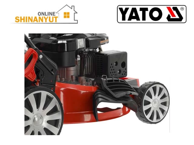 YATO YT-85532, բենզինային խոտհնձիչ бензиновая газонокосилка petrol lawn mower, ինքնագնաց խոտհնձիչ самоходная газонокосилка self propelled lawn mower, LONCIN շարժիչային խոտհնձիչ газонокосилка с двигателем engine mower, 196 խորանարդ սանտիմետրանոց խոտհնձիչ газонокосилка куб. см cc lawn mower, 530 մմ խոտհնձիչ косилка mower, ցանքածածկ խոտհնձիչ мульчирующая газонокосилка mulching lawn mower, այգեգործական մեքենաներ садовая техника garden machinery, խոտհարքի խնամքի սարքավորումներ оборудование для ухода за газоном lawn care equipment