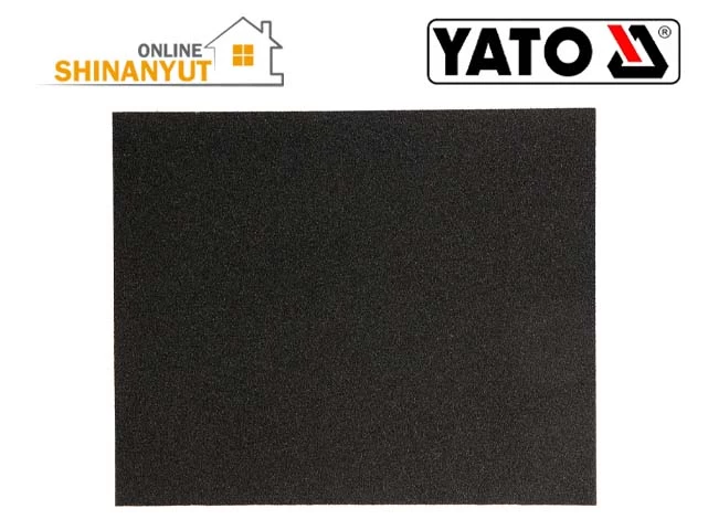 YT-8405 YATO հղկաթուղթ наждачная бумага sandpaper, ջրակայուն հղկաթուղթ водостойкая наждачная бумага waterproof sandpaper, P180 հղկաթուղթ наждачная бумага sanding paper, 230x280 մմ հղկող թերթ абразивный лист abrasive sheet, սիլիցիումի կարբիդային հղկաթուղթ наждачная бумага из карбида кремния silicon carbide sandpaper, թաց չոր հղկաթուղթ наждачная бумага для влажной и сухой шлифовки wet dry sandpaper, ավտոմոբիլային հղկաթուղթ автомобильная наждачная бумага automotive sanding paper