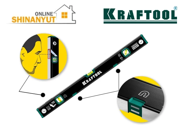 Հարթաչափ հայելիով 60սմ KRAFTOOL 34785-060