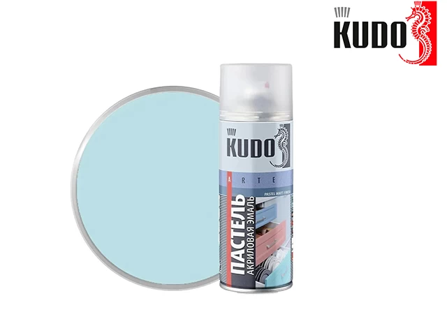 Փչովի էմալ ակրիլային երկնագույն անփայլ KUDO KU-A102