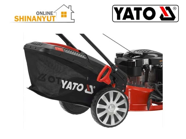 YATO YT-85532, բենզինային խոտհնձիչ бензиновая газонокосилка petrol lawn mower, ինքնագնաց խոտհնձիչ самоходная газонокосилка self propelled lawn mower, LONCIN շարժիչային խոտհնձիչ газонокосилка с двигателем engine mower, 196 խորանարդ սանտիմետրանոց խոտհնձիչ газонокосилка куб. см cc lawn mower, 530 մմ խոտհնձիչ косилка mower, ցանքածածկ խոտհնձիչ мульчирующая газонокосилка mulching lawn mower, այգեգործական մեքենաներ садовая техника garden machinery, խոտհարքի խնամքի սարքավորումներ оборудование для ухода за газоном lawn care equipment